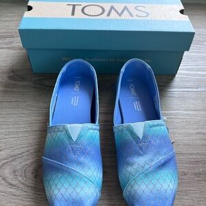 TOMS Alpargata Iridescent Mermaid Shoes - NEW